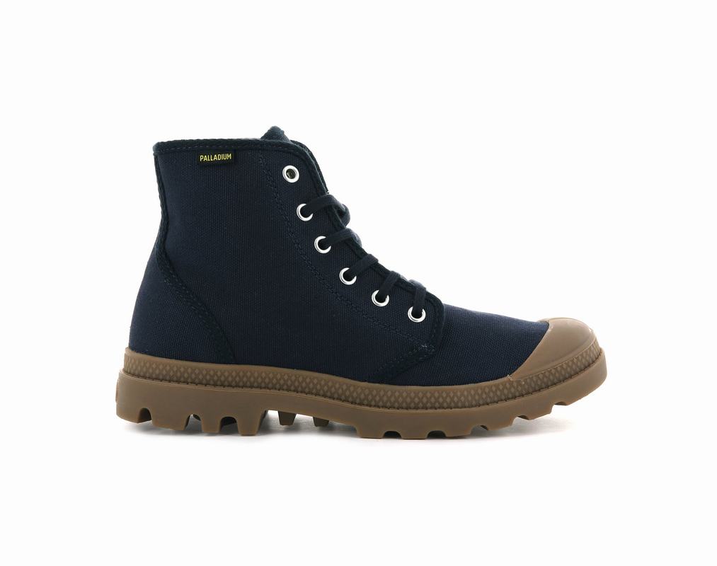 Palladium Pampa Hi Originale Men's Boots Dark Blue (ZRYM43078)